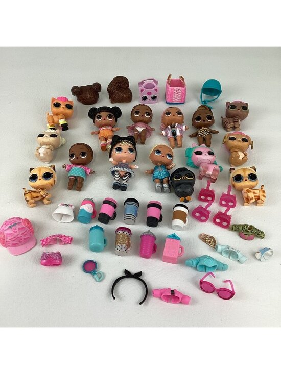 MGA Other - LOL Surprise Mini Doll Lot Glam Glitter Pets Accessories Curious QT Eye Spy MGA